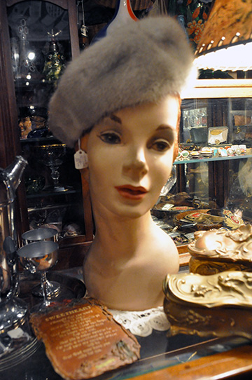 Mannequin Heads and Vintage Hats